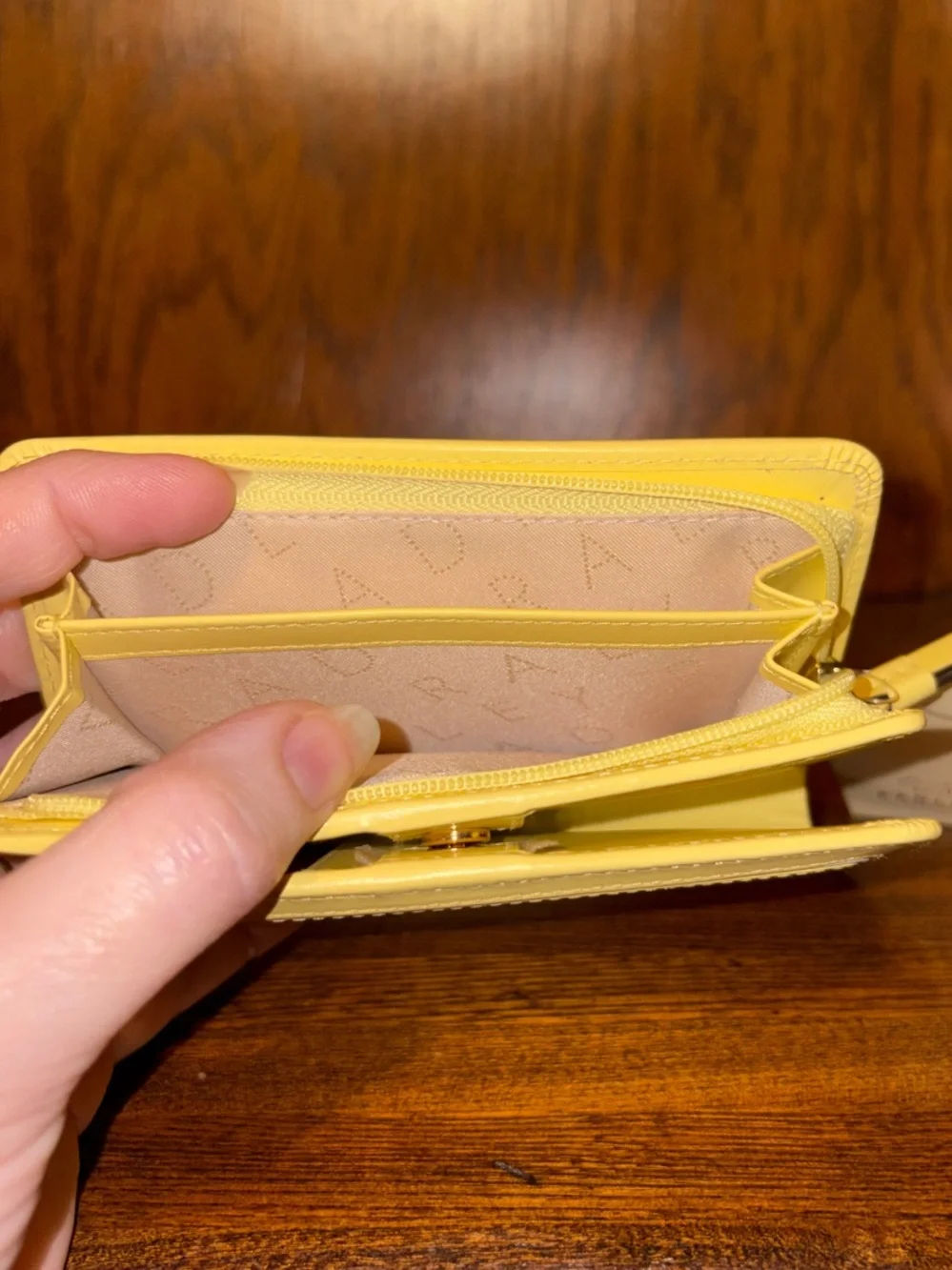 NWT-Radley London-Oh Buoy 🛟 Medium Bifold Wallet-Light Yellow-$108